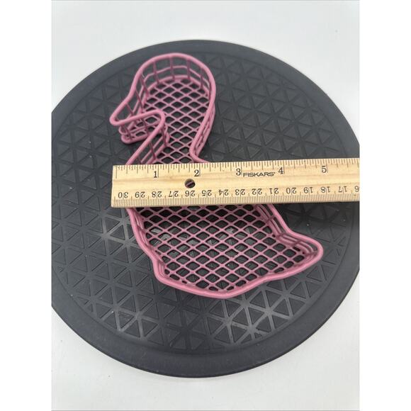 Vintage Wire Mesh Decorative Gift Giving Baskets Duck, Pig, Bear - Picture 8 of 8